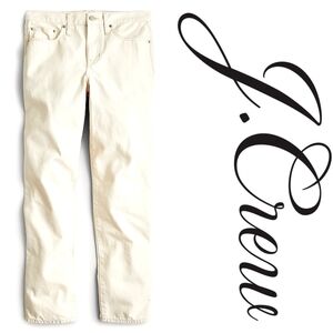 🆕️ J. Crew High-Rise Full-Length '90s Classic Straight-Fit Jeans in Ecru
